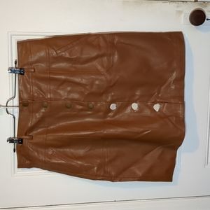 Eloquii Faux Leather Skirt